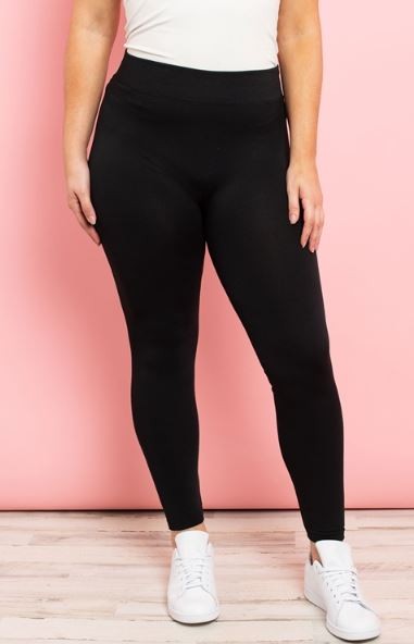 Seamless Footless Leggings (Gray and Black)