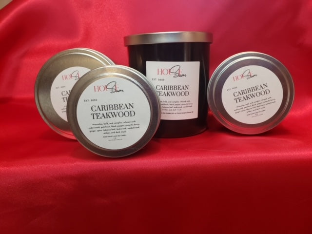Caribbean Teakwood Couture Soy Candle