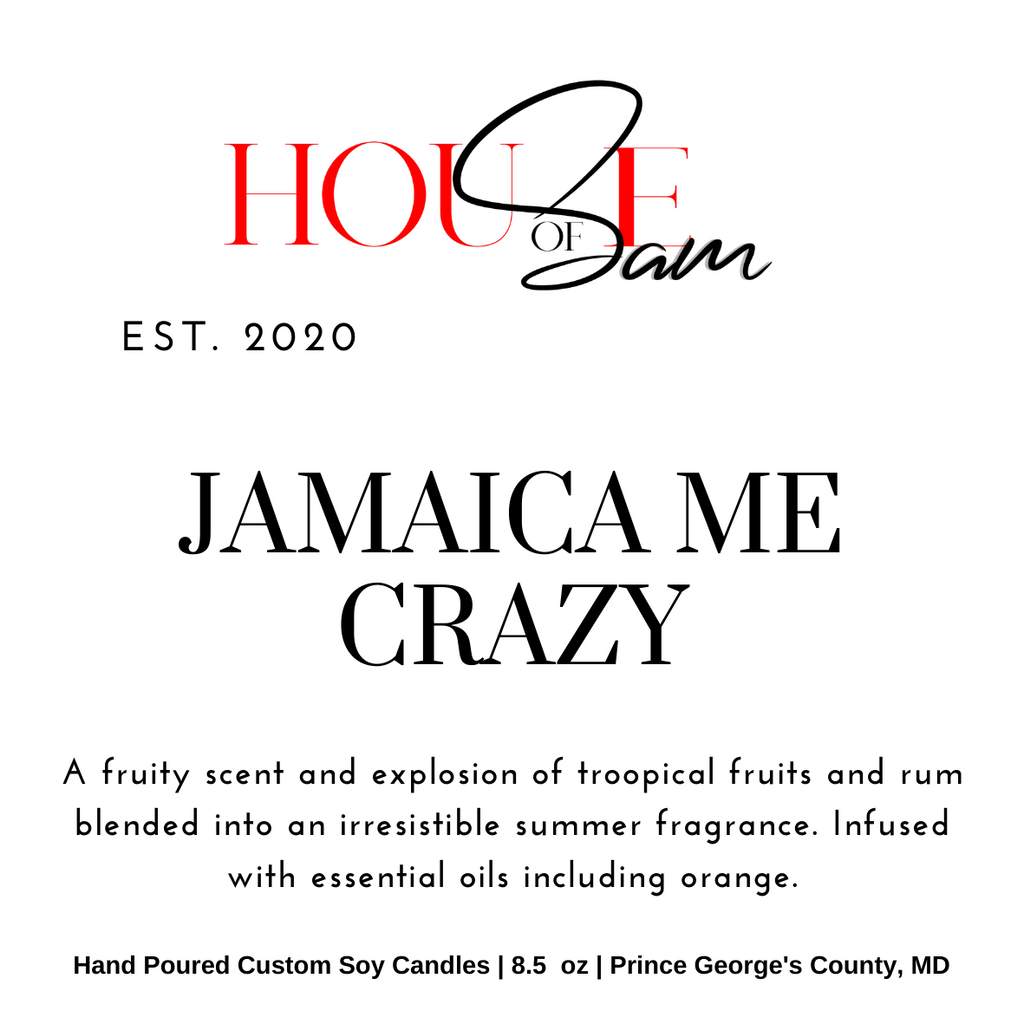 Jamaica Me Crazy Couture Soy Candle