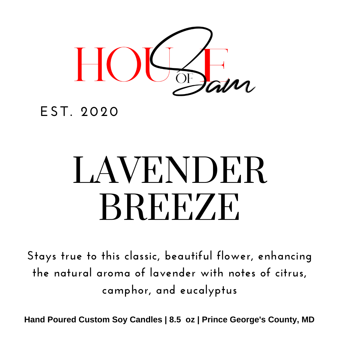 Lavender Breeze Couture Soy Candle