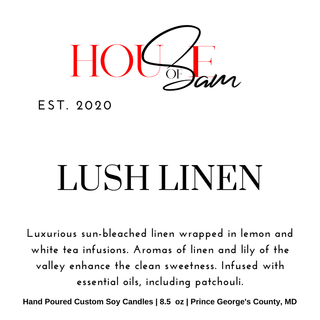 Lush Linen Couture Soy Candle